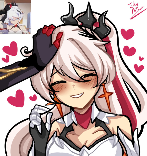 KiaMei headpat