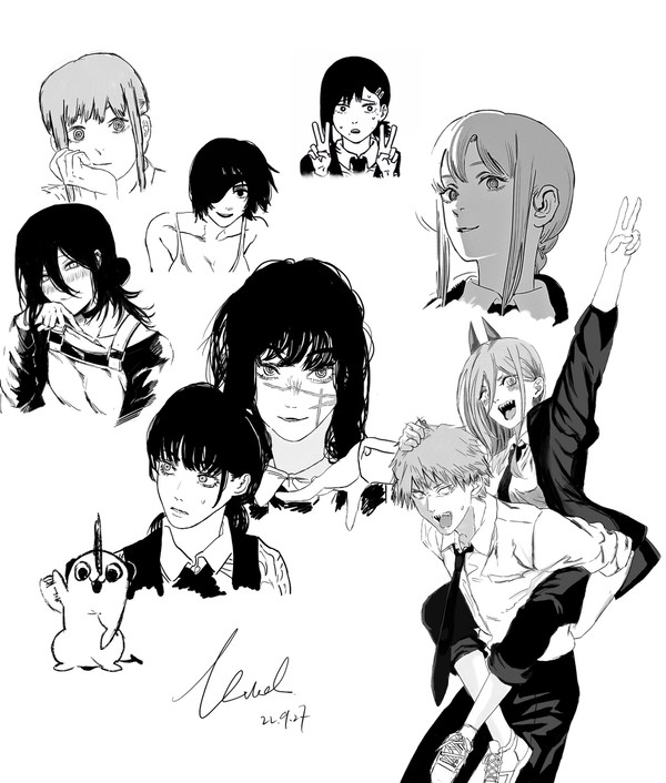 Chainsaw man female characters
