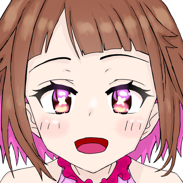 どアップ 白羽こはねVer.（ラフ）
