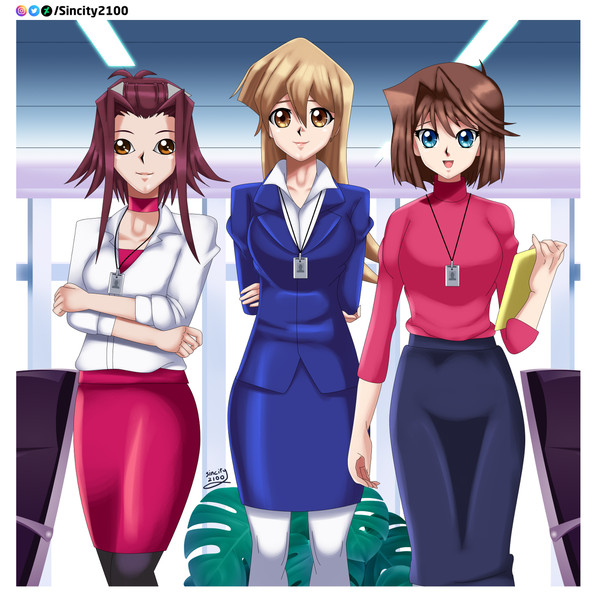 .: YGO Girls : Business Meeting