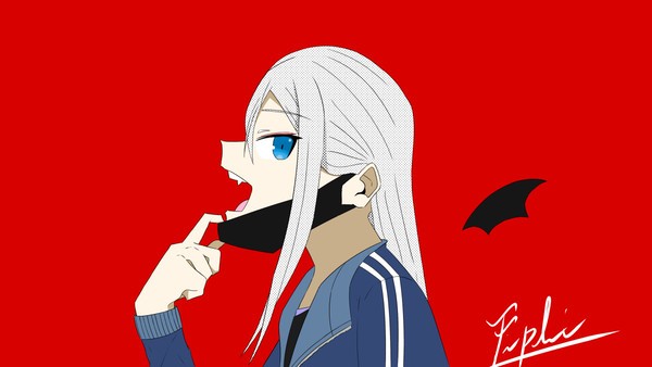 【過去絵】宵崎奏×ヴァンパイア