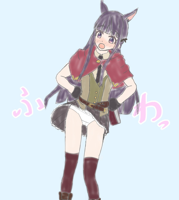 カスミさんに風