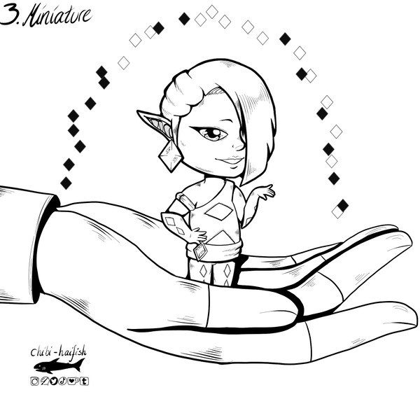 linktober day 3 Miniature