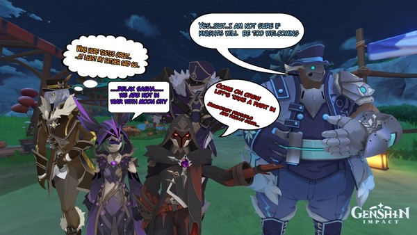 Unexpected guests on a festival
