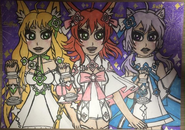 Ras, Chiffon and Salt fanart