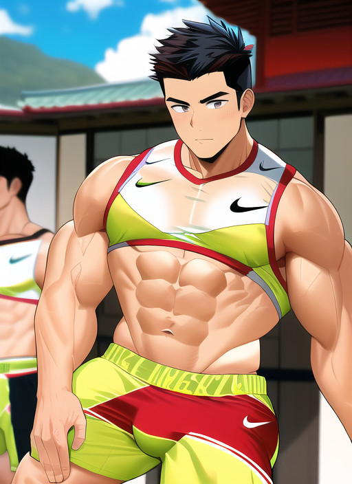 Nike uniform muscle man