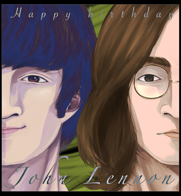 Happy  birthday　John Lennon！！