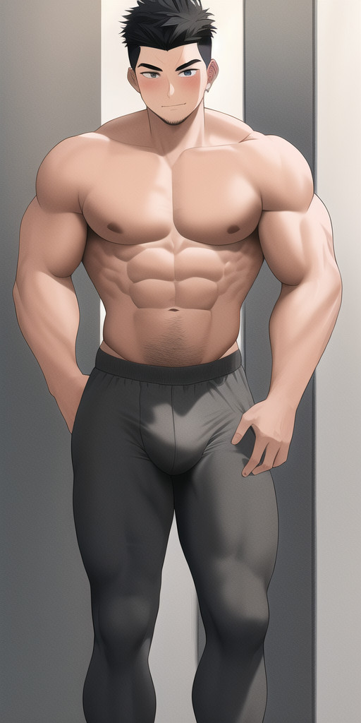 Sexy muscle man