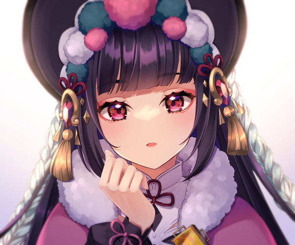 じーっ……