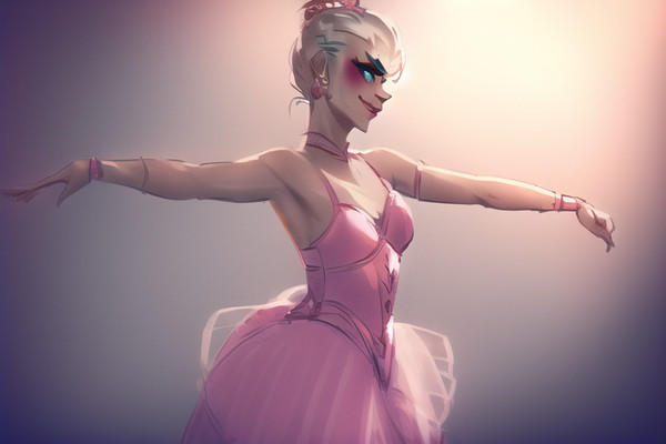 Ai : Eldar Harlequin ballerina