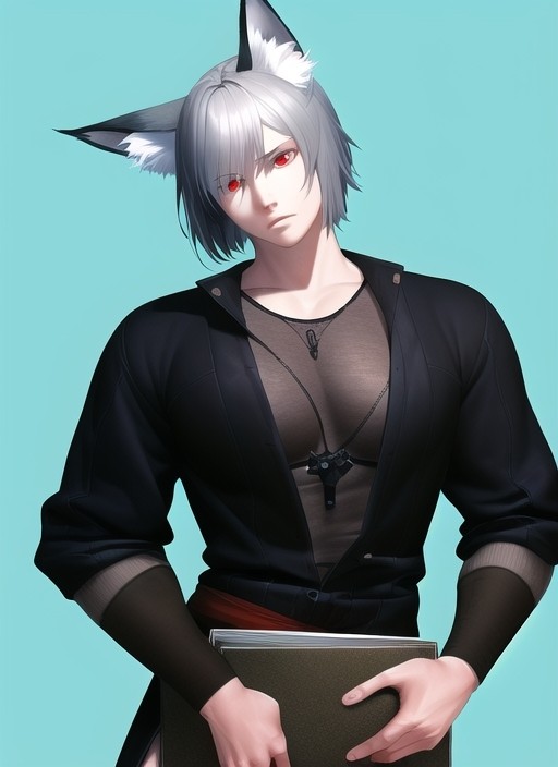银发の猛男