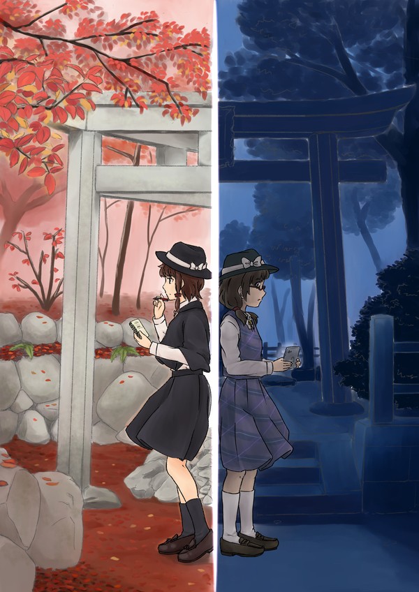 「京都摩多羅巡訪」表紙イラスト
