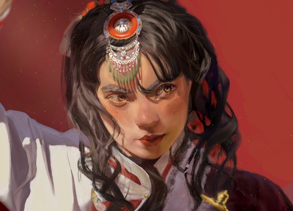 藏族女孩