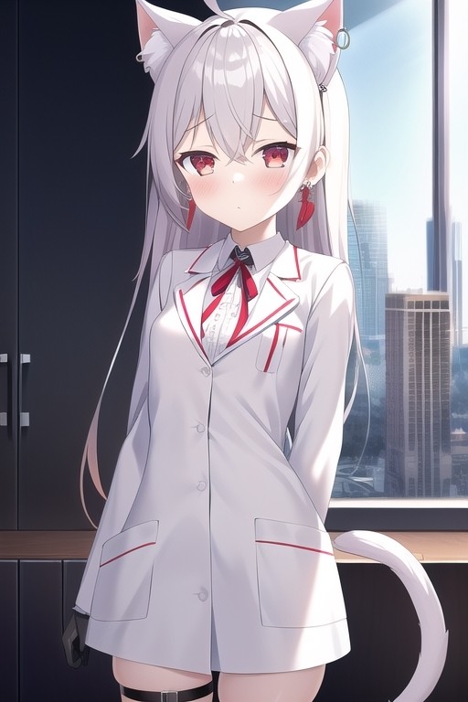 白衣猫娘（ai）