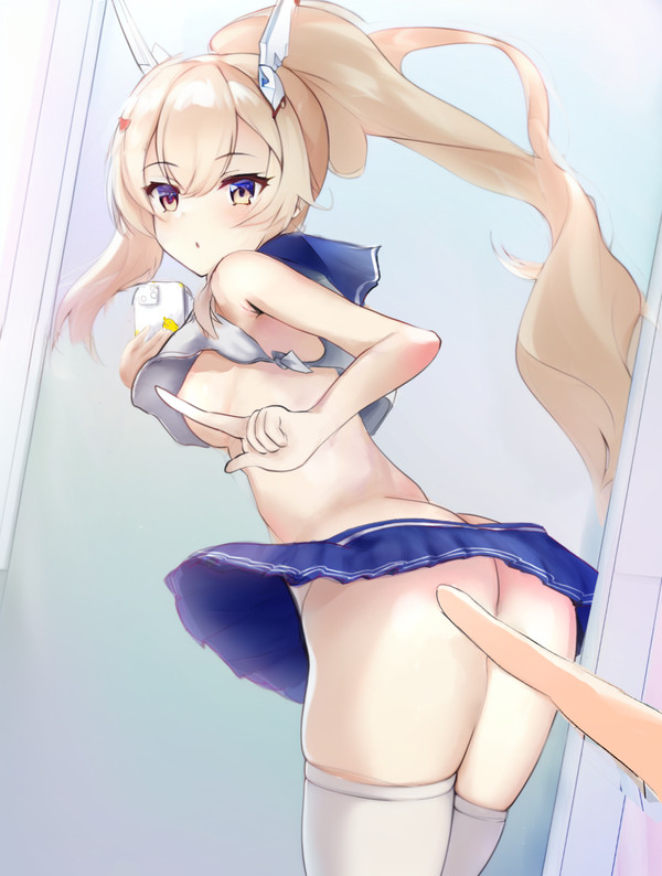 自撮りにはまった綾波ちゃんの挑戦