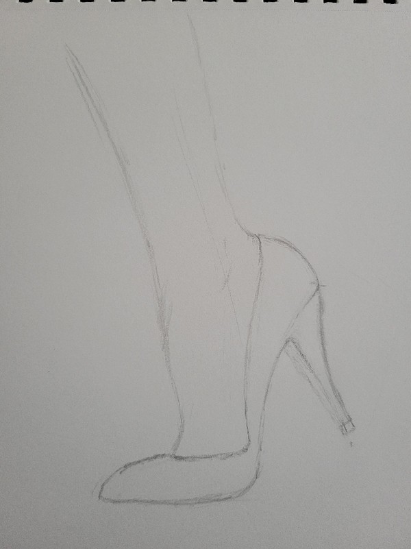 High Heel Sketch 10/17/22