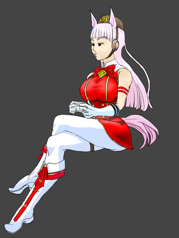 For GoldShip_np立ち絵　ゴールドシップ