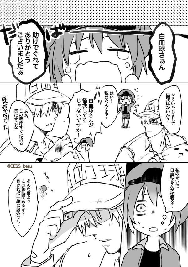 ほのぼの球(白赤)