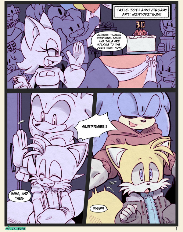 Tails 30th Anniversary Comic