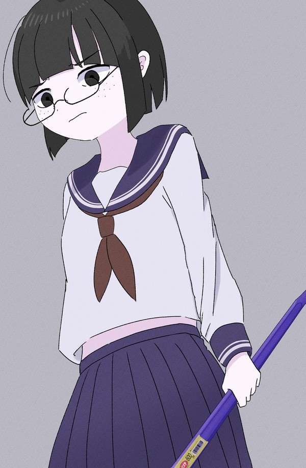 そばかすめがねボブ