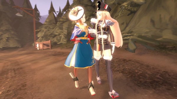 Bismarck and Hood in a Forest