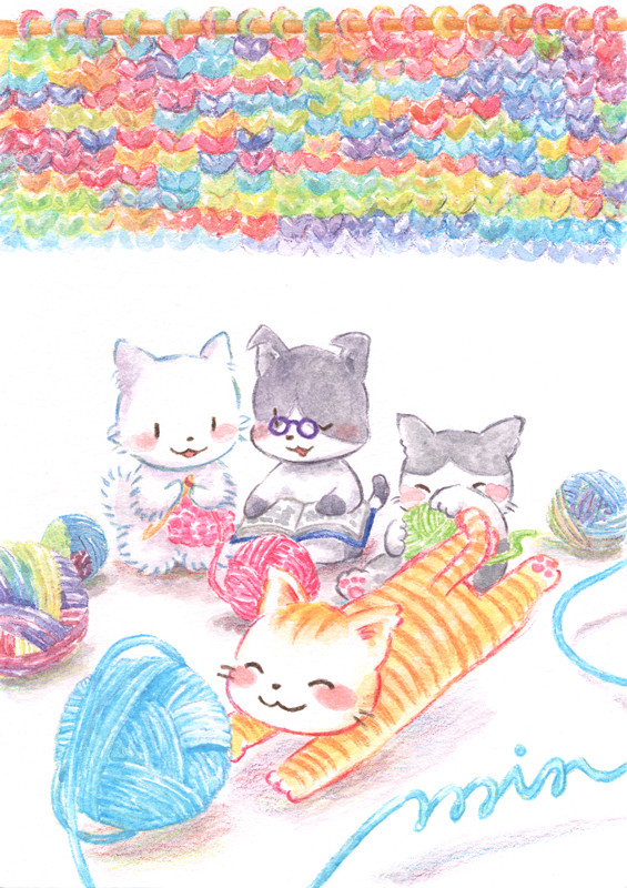 とら猫　あたたかい時間