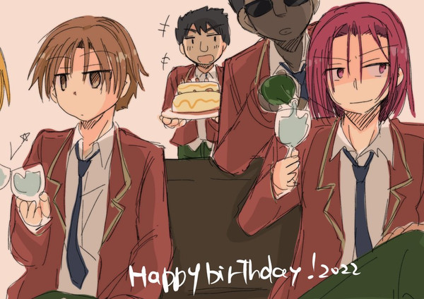 綾小路＆龍園さんお誕生日おめでとう2022＆らくがきまとめ２