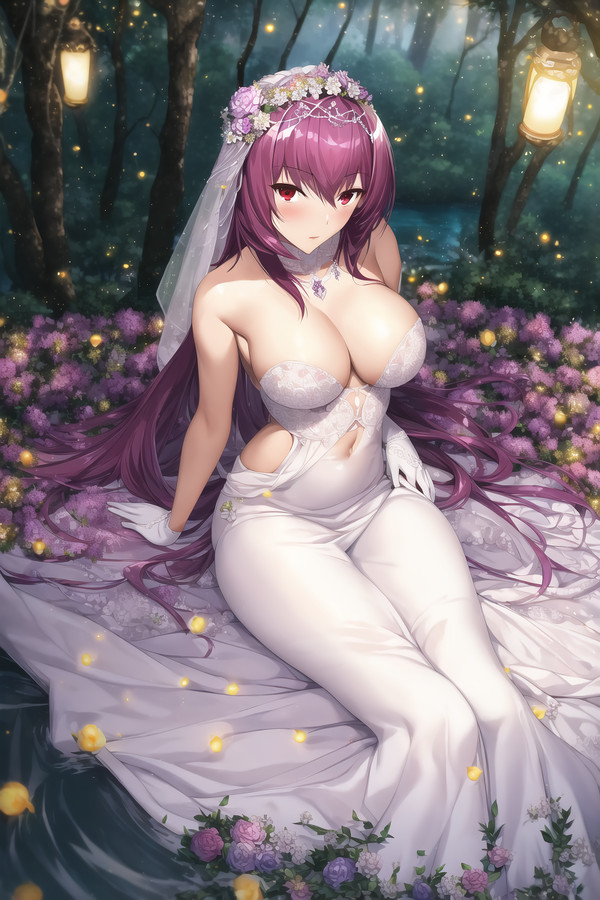 AI Scathach (wedding dress)