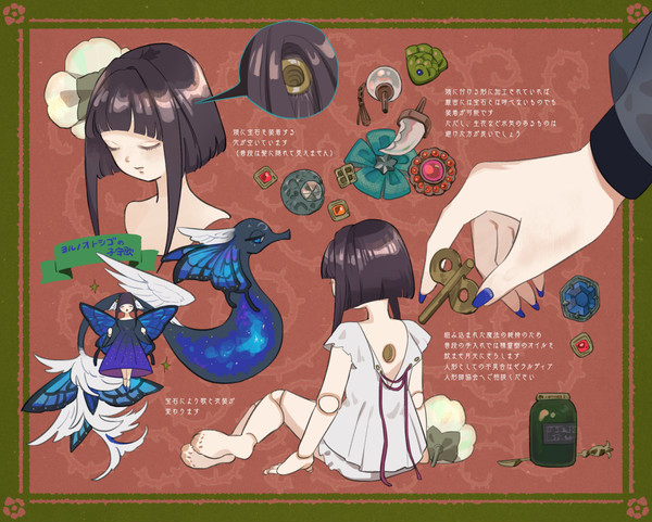 【PFSOZ】歌うゼラルディア人形の取扱説明書