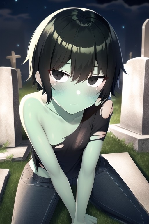 NovelAI Zombie Girl