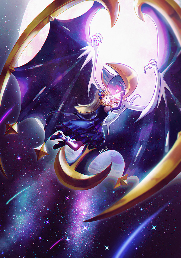 Lunala and Lillie