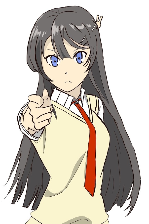 Sketch of Sakurajima Mai.