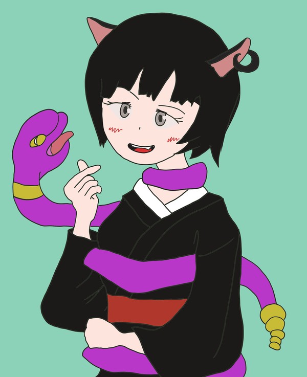 オリキャラとポケモンのアーボさん