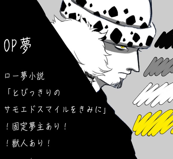 【OP夢】とびさも絵。サイミーの獣人とか。ログ3