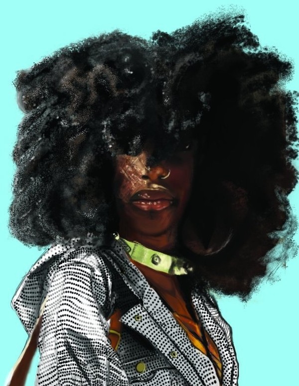 Model Afro