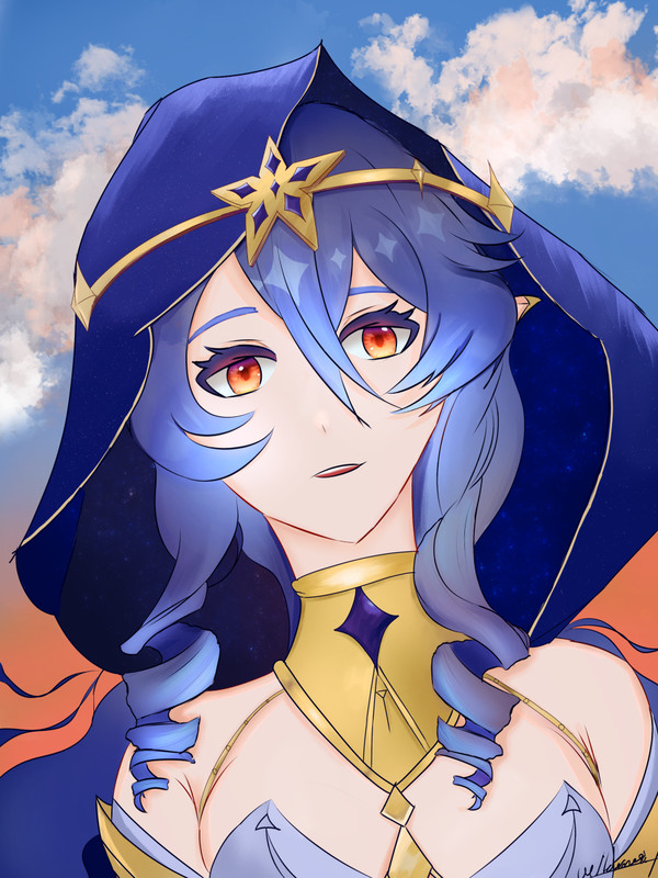 Layla Genshin Impact Portrait