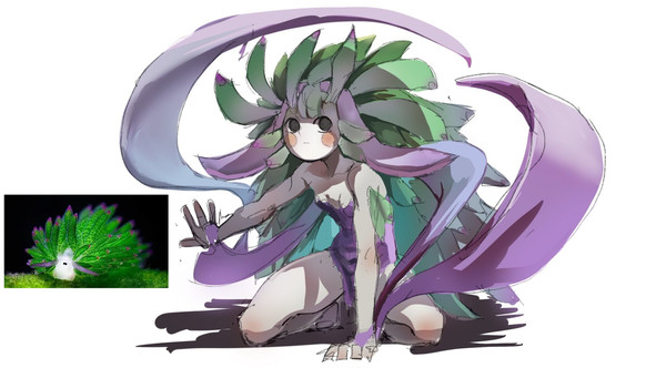 ナメクジ匹擬人化