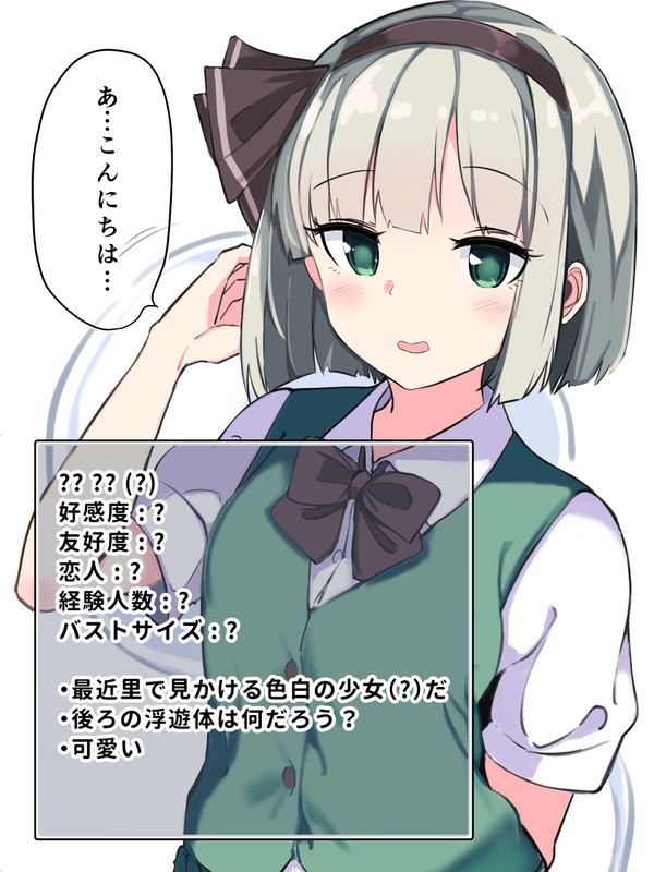 妖夢ちゃんの好感度メーター