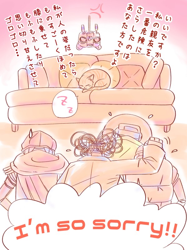 猫さんにさせることじゃない