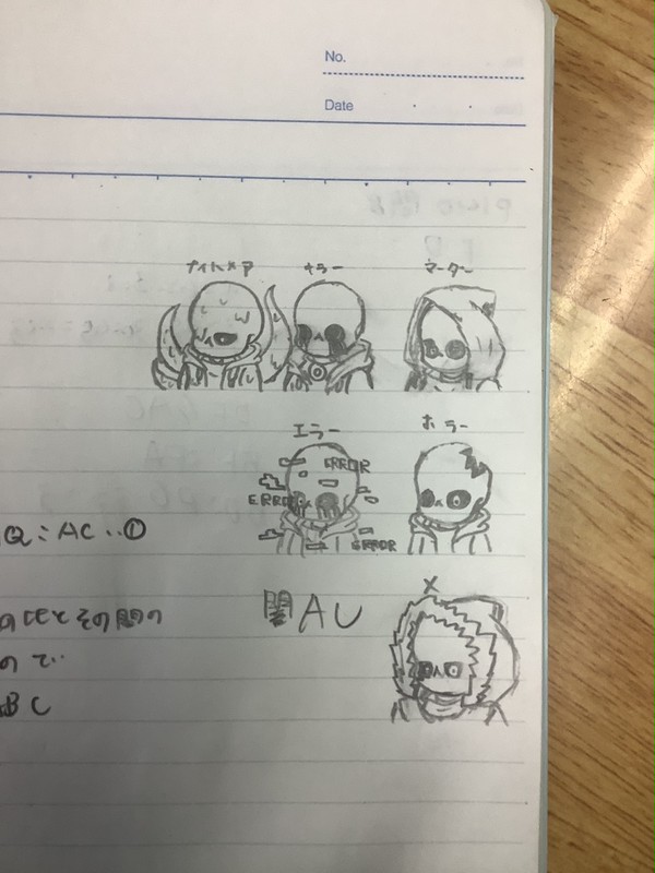 友人の描いた闇AUズ!