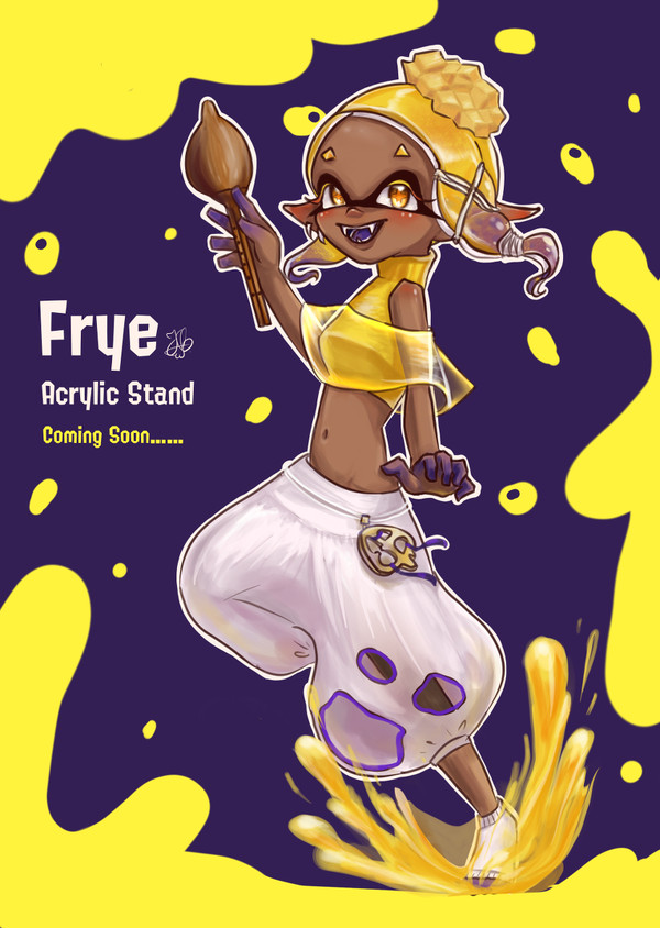 Frye acrylic stand concept art