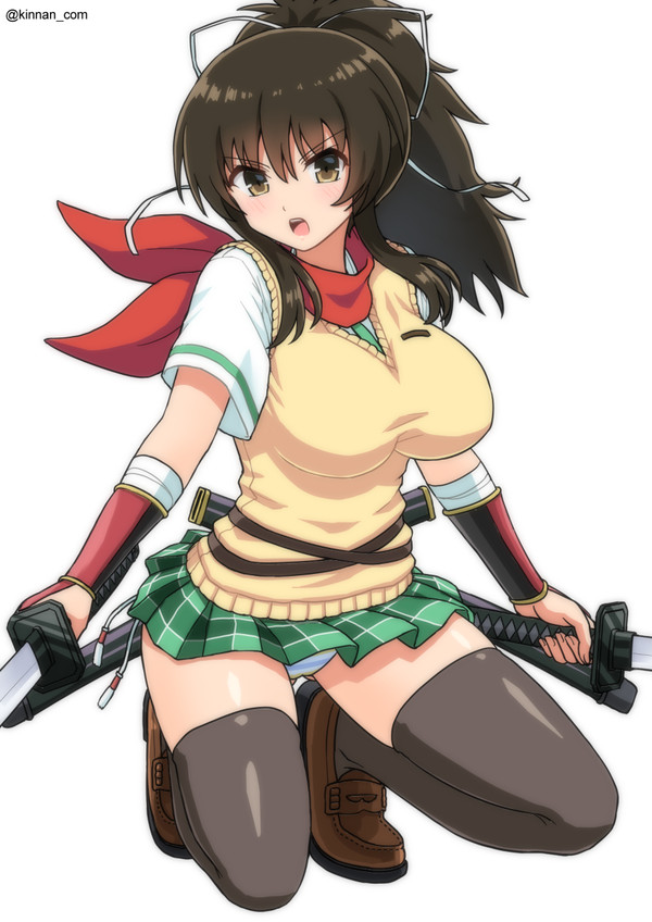お題箱イラストその3「閃乱カグラより飛鳥」