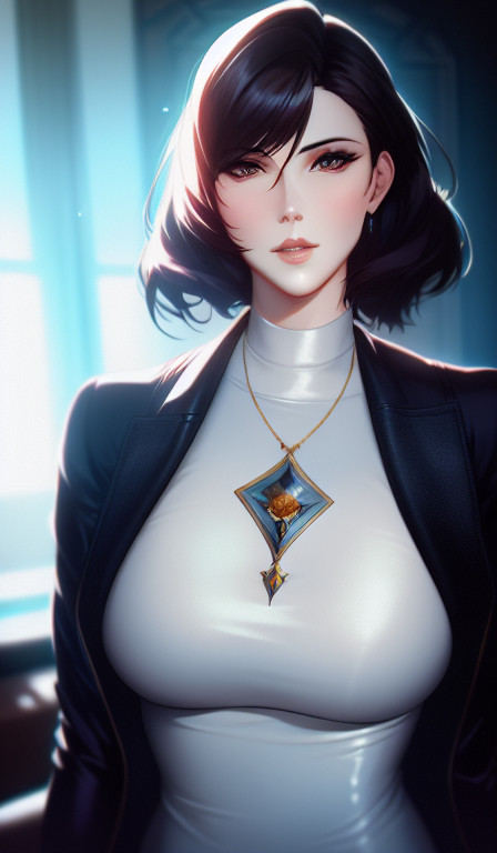 AI Lady in dress suit
