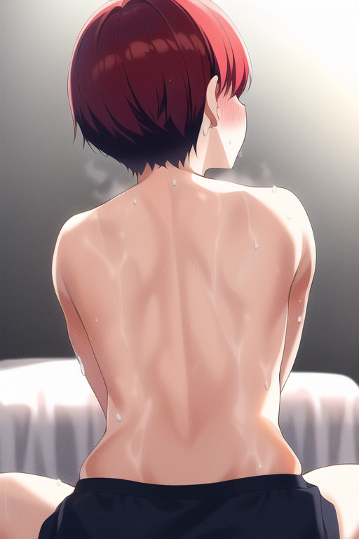 後ろ姿