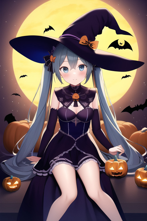 魔女ドレスの初音ミク