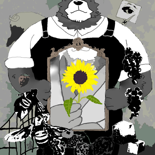 最近推してるケモVをFLOWERのジャケットっぽく描いてみた