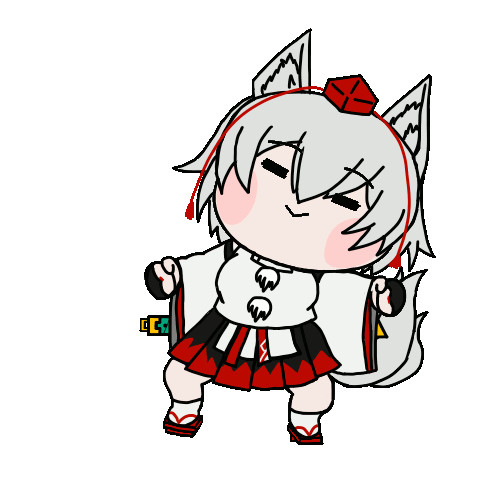 犬走椛 たぬき