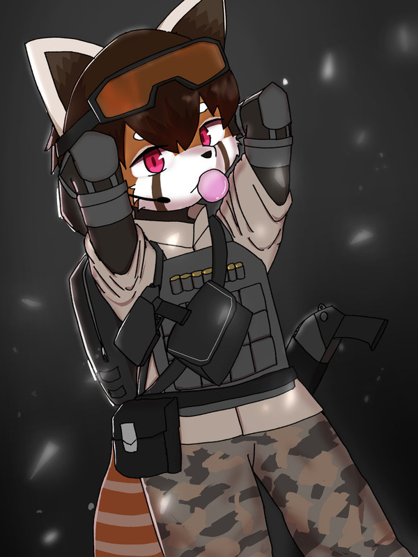 斥候兵レッサーパンダ