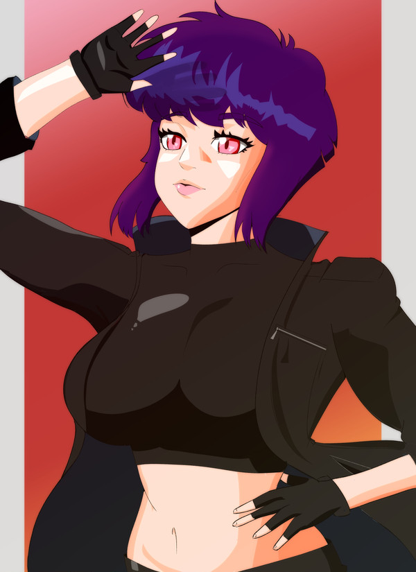 Major Motoko Kusanagi (fan art)