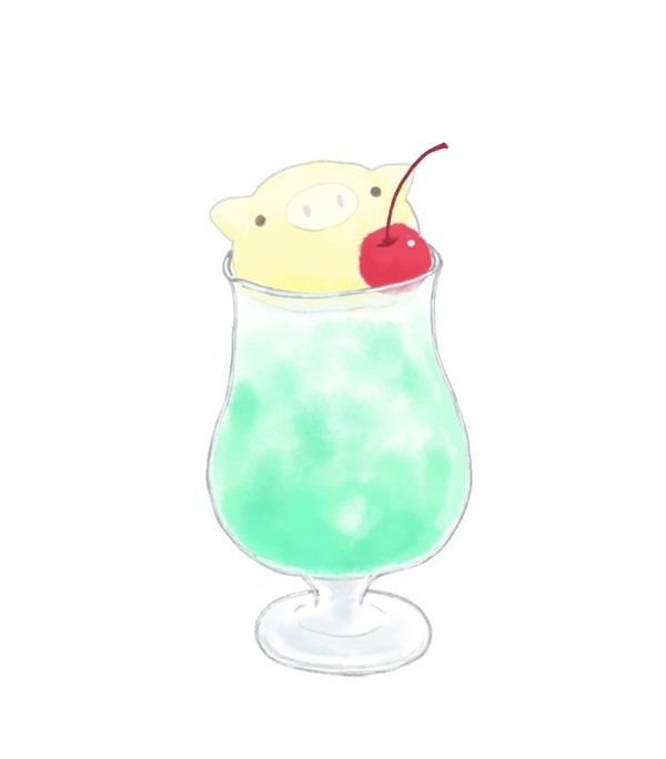 きらきらクリームソーダ